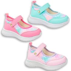 tenis sapatilha menina feminina antederrapante linha premium 20 ao 27 