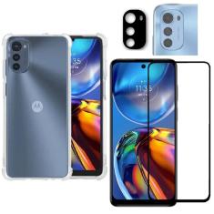 Capinha + Película 3D + Película De Câmera Moto E32