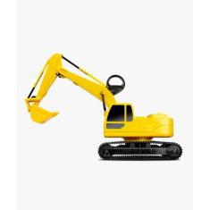 Trator Escavadeira Workers 33 Cm Roma Brinquedos - Ref. 0343