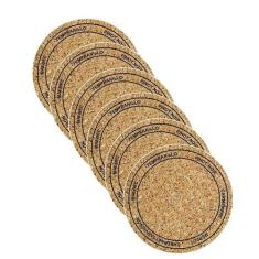 Sousplat estampa Cortiça impressa tecido Microfibra - NSW, 6 Peças, Se