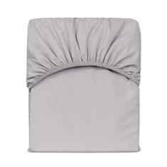 Lençol Avulso King Slim Com Elástico Percal 200 Fios - Cinza