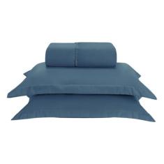 Kit Jogo Lençol 300 fios Solteiro Cama 2 Peças Elástico Toda Volta Fro