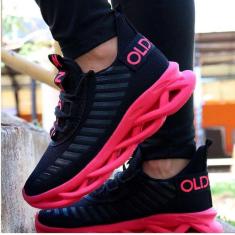 Tenis Feminino Leve Macio Corrida Academia Esporte - Oldsen, Preto ros