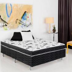 Cama Box Conjugado de Espuma Casal Ortopédico 138x188x43 - RR COLCHOES