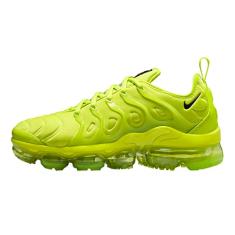 Nike Tênis de corrida masculino Air Vapormax Plus, Verde Atômico Preto, 41