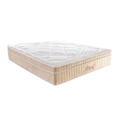 Colchão King Royale Molas Ensacadas (34x193x203) Branco e Bege