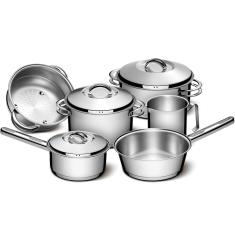 Conjunto de Panelas Tramontina Solar Inox - 6 Peças