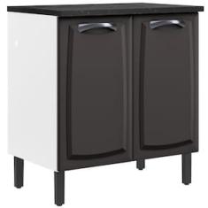 Balcão Duplo Itatiaia New Premium com 2 Portas e 2 Prateleiras - 80cm de largura