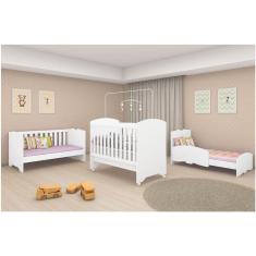 Berço Americano 3 Em 1 em MDF Tuboarte