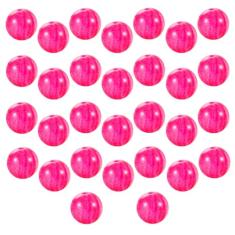 60 peças de contas azuis soltas 14 mm contas de acrílico para fazer joias, contas redondas para fazer pulseiras, fazer adultos, projetos de artesanato, enfeites de Natal, presentes de aniversário