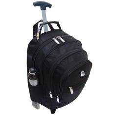 Mochila Bolsa Mala Com Rodinhas Faculdade Escola Trabalho - Bezzter, Á