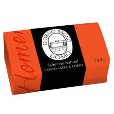 Sabonete em Barra Giorno Uomo - Laranja, 180g