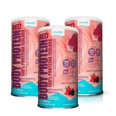 Kit 3  Body Protein Proteína Isolada Colágeno Hidrolisado  Equaliv, Fr