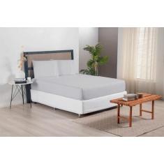 Jogo de Lençol King 3 Peças com Elástico Micropercal 300 Fios - Versat