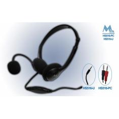 Fone P2 Mtek HS516-PC 2X3,5MM Black