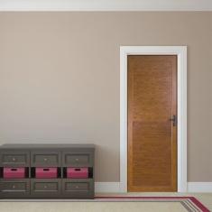 Porta de Aluminio Lambril 210x90cm Topsul Marrom