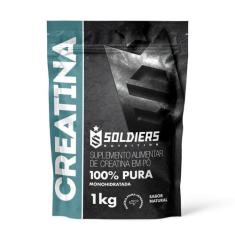 Creatina Monohidratada 1Kg - 100% Pura Importada - Soldiers Nutrition