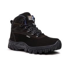 Tênis Adventure Em Couro Bota Segurança Coturno Ca Trekking Trilha Trabalho-Unissex