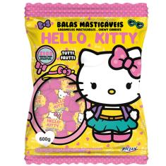 Bala Mastigável Hello Kitty Tutti Frutti 600g