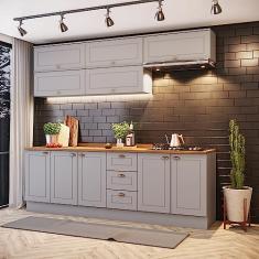 Cozinha Compacta Com Tampo 8 Peças Amy Casa 812