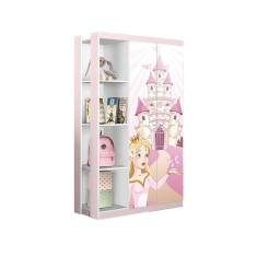 Roupeiro Infantil Guarda Roupa 2 Portas 4 Nichos Lara