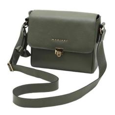 Bolsa de Couro Mariart Âmbar-Feminino