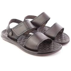 Sandália Masculina Pegada Amortech Couro 133002-03 Marrom
