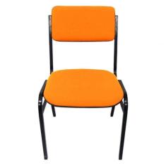 Cadeira Empilhável Para Auditórios Linha Hotel Smart Laranja