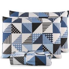 Jogo De Lençol Queen 3 Peças 200 Fios 100% Algodão Estampado - Shoppin