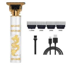 Maquina Cortar Aparar Cabelo E Barba Profissional Usb Metal - Shopdape