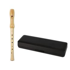 Flauta Doce De Madeira Dedilhado Germânico C/Case Estojo