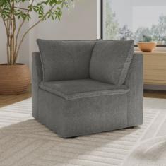 Sofá Modular de Canto 90cm Zen Cabecasa Madeiramadeira