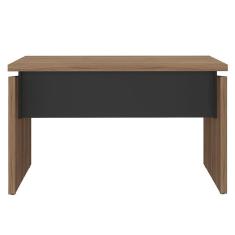 Mesa Para Escritório Home Office 125cm Corp A06 Nogal/preto - Mpozenato