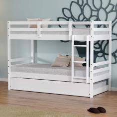 Treliche Infantil Eco Madeira Maciça Branco Mobilistore