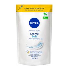 Sabonete Líquido Nivea Creme Soft Refil 200ml