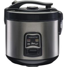 Panela arroz agratto eletrica riso pai6x 220v inox e visor vidro, 220V