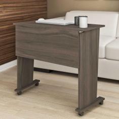 Mesa Escrivaninha Dobrável 80cm com Rodízio ME4117 Tecnomóbili, Carval