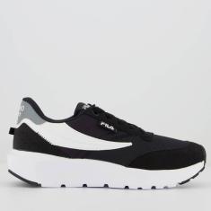 Tênis Fila Renno Sport Feminino Preto e Branco-Feminino