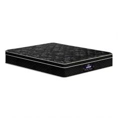 Colchão Perola Negra Eps Molas Ensacadas Gazin Preto