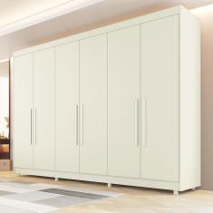 Guarda-Roupa Casal Europa Palermo com 6 Portas e 6 Gavetas - 250cm de largura