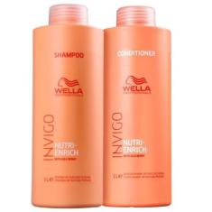 Kit Shampoo + Condicionador 2X1l Invigo Nutri-Enrich Wella