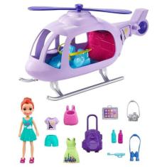Boneca Polly Pocket Helicóptero Da Polly - Mattel Gkl59