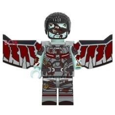 Boneco Bloco De Montar Zumbi Falcon Marvel Edição Especial