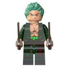 Boneco Blocos De Montar Roronoa Zoro One Peace Minifigure