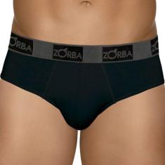 Cueca zorba slip 0716-1, Preto, M