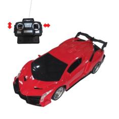 Carrinho de Controle Remoto Vermelho Carro Veloz Escala 1:24 - Jmd