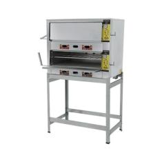 Forno Industrial a Gás 90X70 2 câmaras Metalmaq, Gás Natural