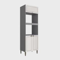 Torre Quente 3 Portas 2 Nichos para Forno Roma Edez