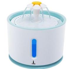 Bebedouro Para Gatos E Cães Lorben, 2,4 Litros, Led Usb, Filtragem e Purificação