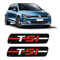 Par De Adesivos Emblema Coluna Tsi Vw Golf Up Polo Resinado - SPORTINO